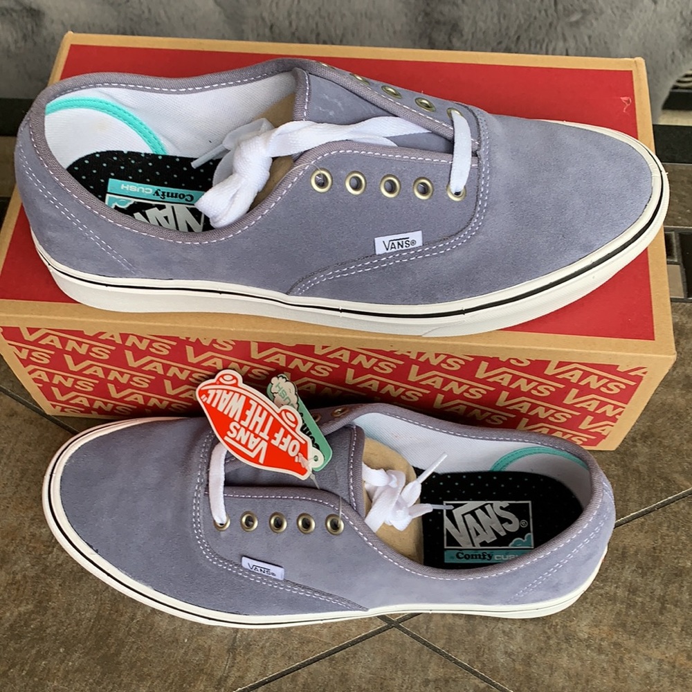 VANS COMFYCUSH AUTHENTIC SUEDE GRANITE BLUE MENS - Picture 6 of 15